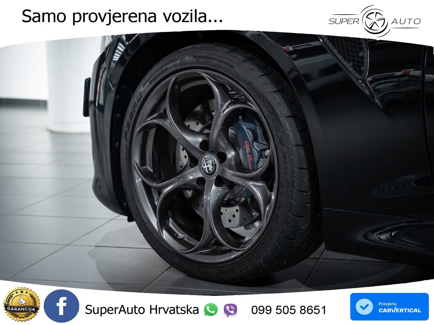 Alfa Romeo Giulia Quadrifoglio 2.9 V6 Bi-Turbo (520 KS) Automatic LED+GR SJED+ACC