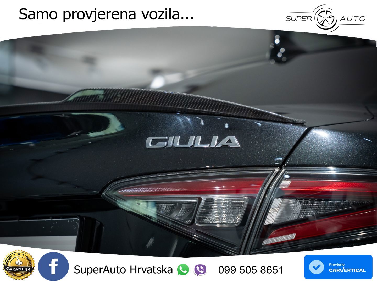 Alfa Romeo Giulia Quadrifoglio 2.9 V6 Bi-Turbo (520 KS) Automatic LED+GR SJED+ACC