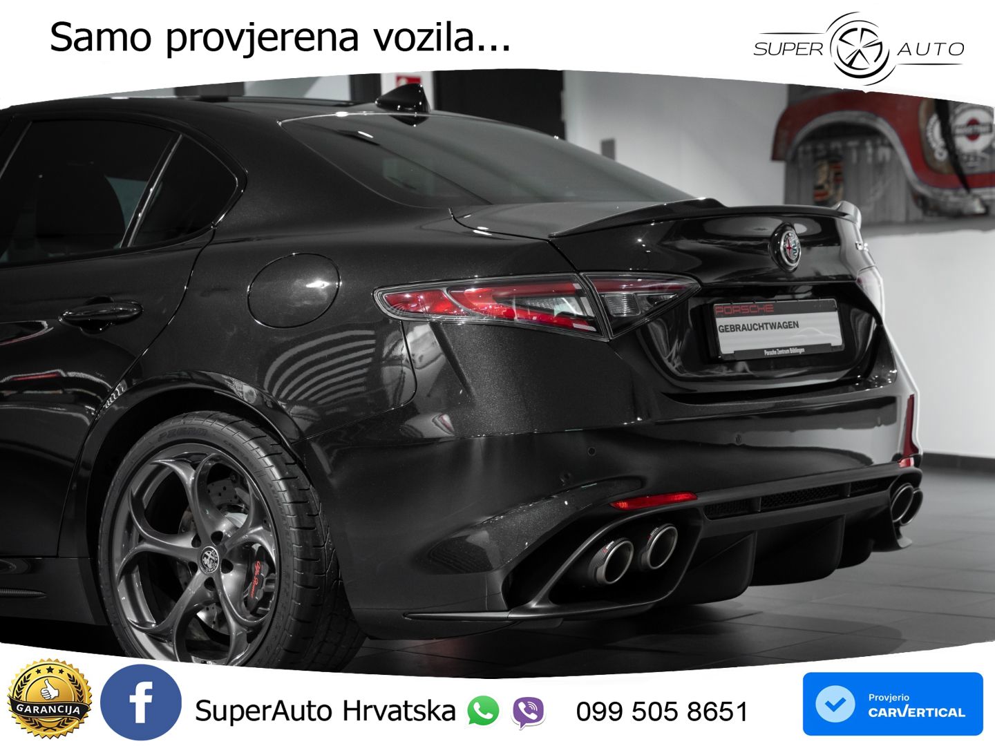 Alfa Romeo Giulia Quadrifoglio 2.9 V6 Bi-Turbo (520 KS) Automatic LED+GR SJED+ACC
