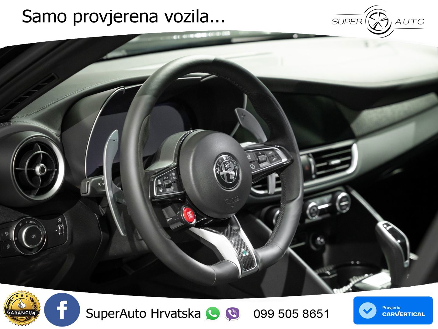 Alfa Romeo Giulia Quadrifoglio 2.9 V6 Bi-Turbo (520 KS) Automatic LED+GR SJED+ACC
