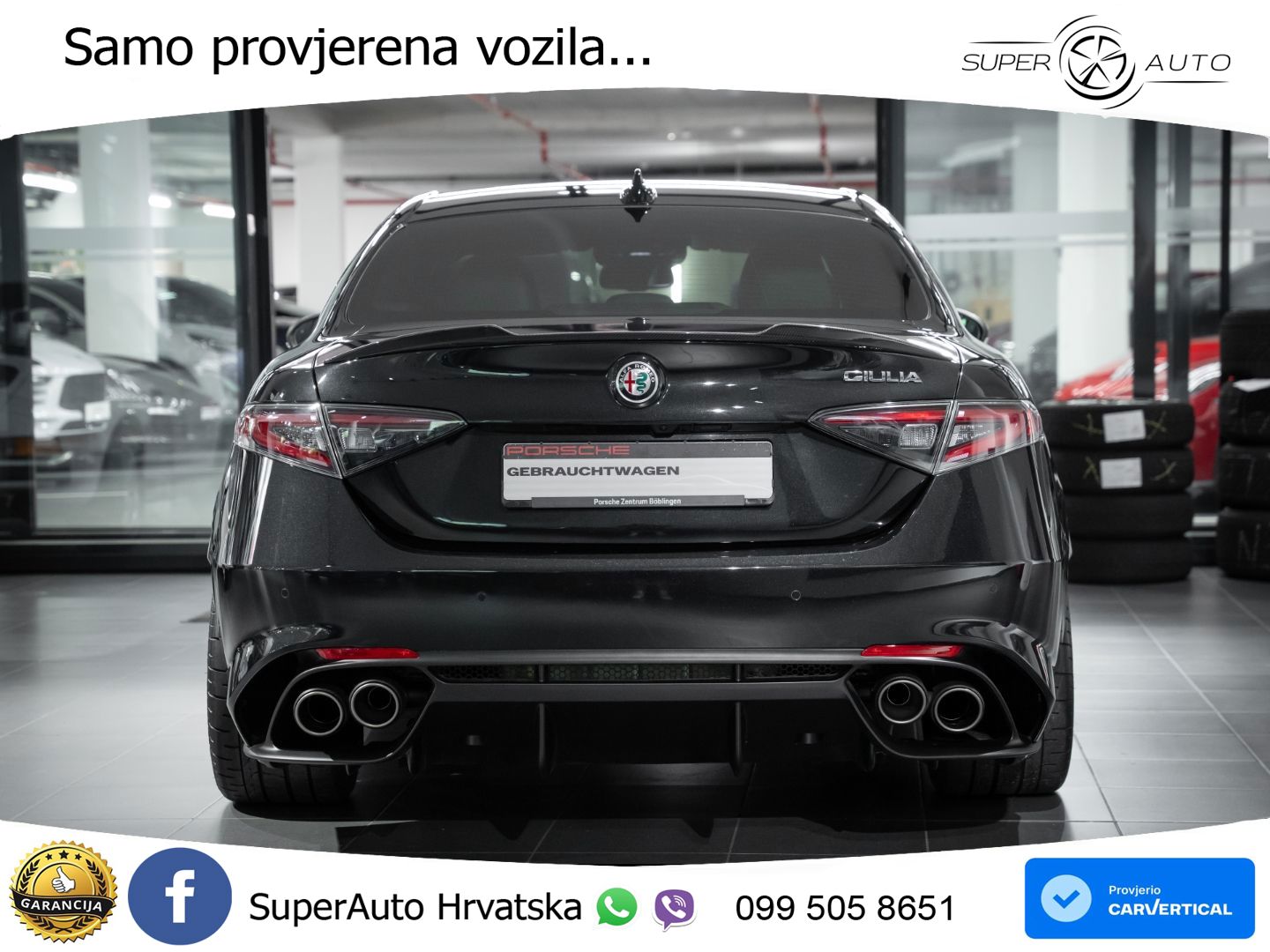 Alfa Romeo Giulia Quadrifoglio 2.9 V6 Bi-Turbo (520 KS) Automatic LED+GR SJED+ACC