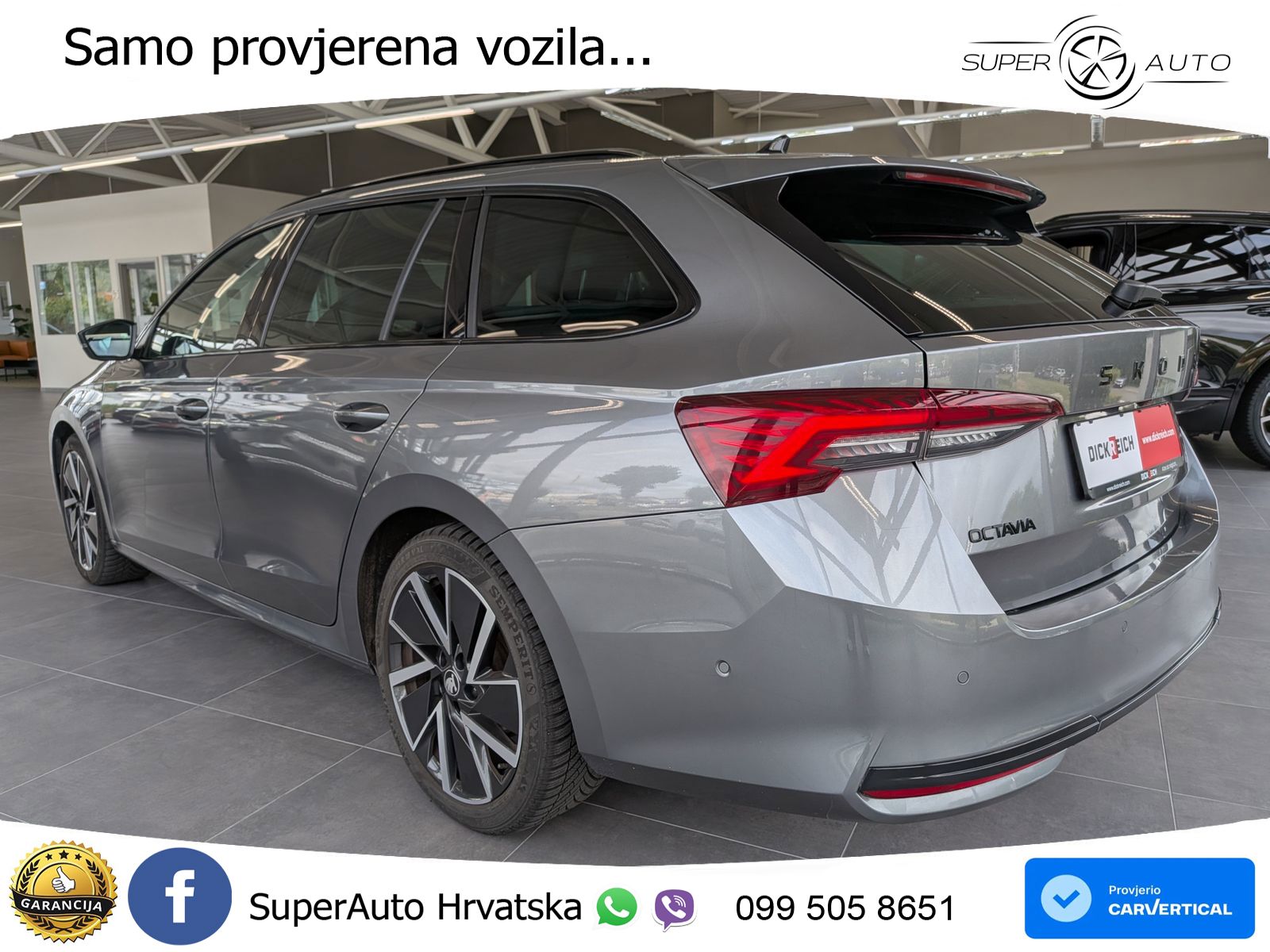Škoda Octavia Combi 1.5 TSI (150 KS) DSG SportLine LED+GR SJED+ACC