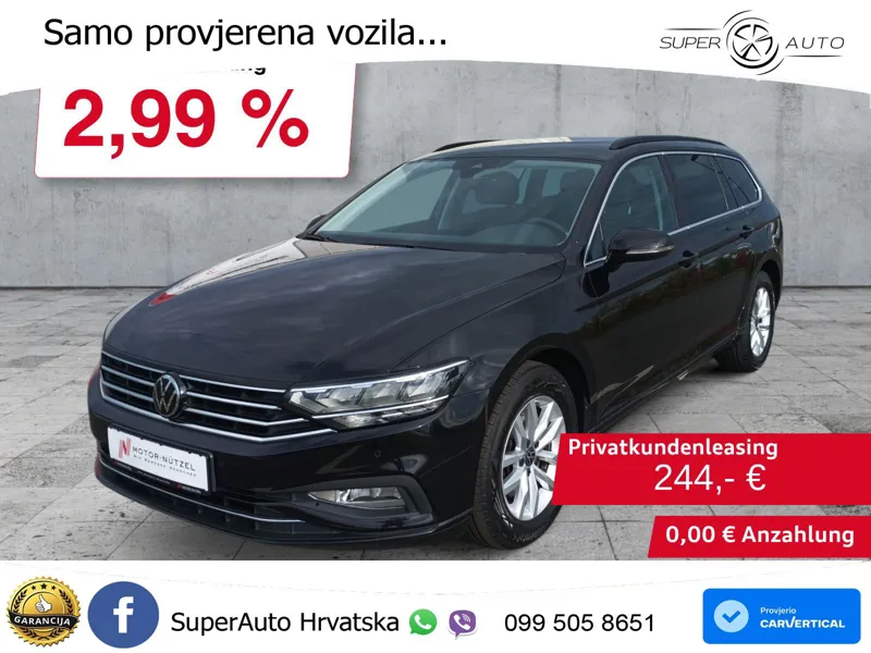 Volkswagen Passat Variant 2.0 TDI (150 KS) DSG Business LED+GR SJED+ACC