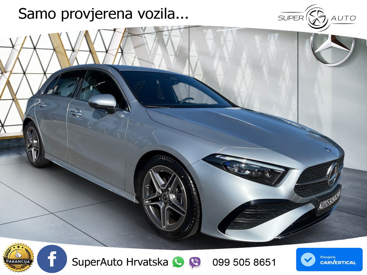 Mercedes-Benz A 180 7G-DCT AMG LED+GR SJED+ACC