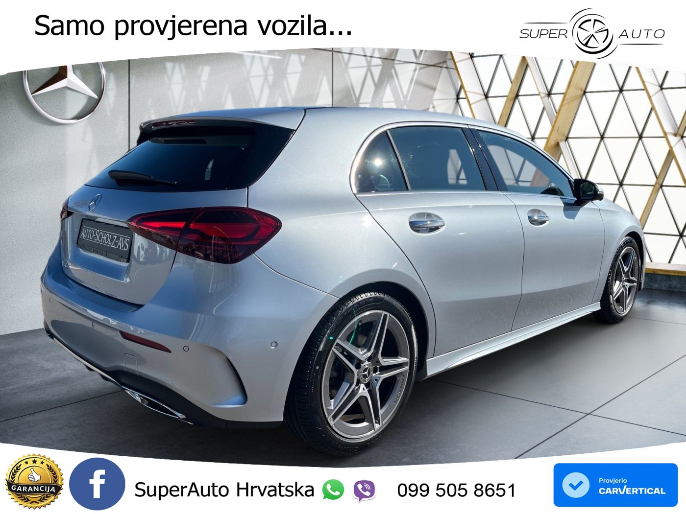 Mercedes-Benz A 180 7G-DCT AMG LED+GR SJED+ACC