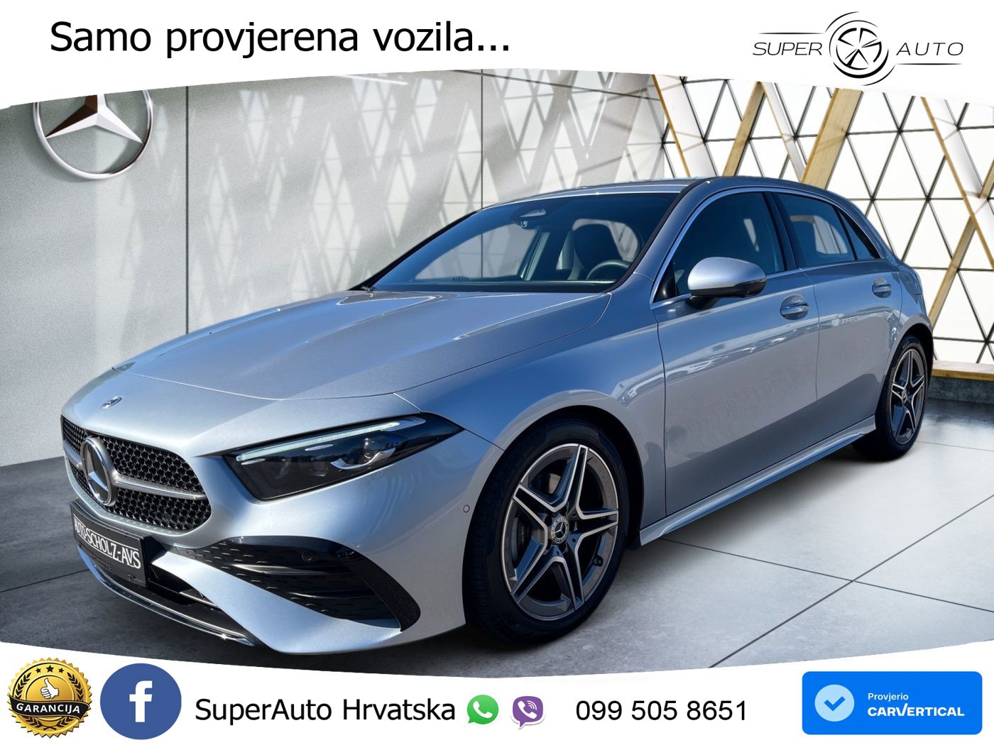 Mercedes-Benz A 180 7G-DCT AMG LED+GR SJED+ACC