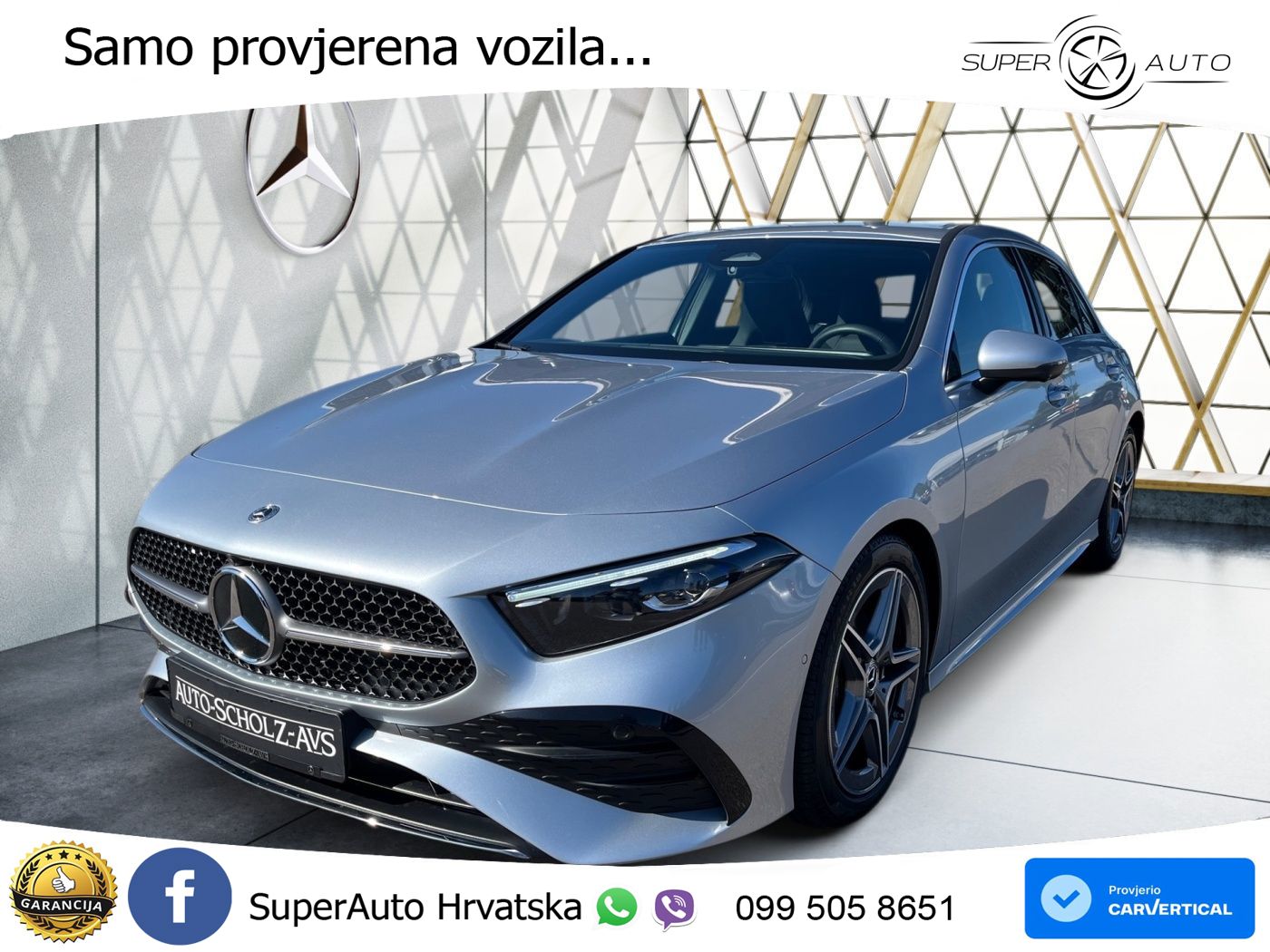 Mercedes-Benz A 180 7G-DCT AMG LED+GR SJED+ACC