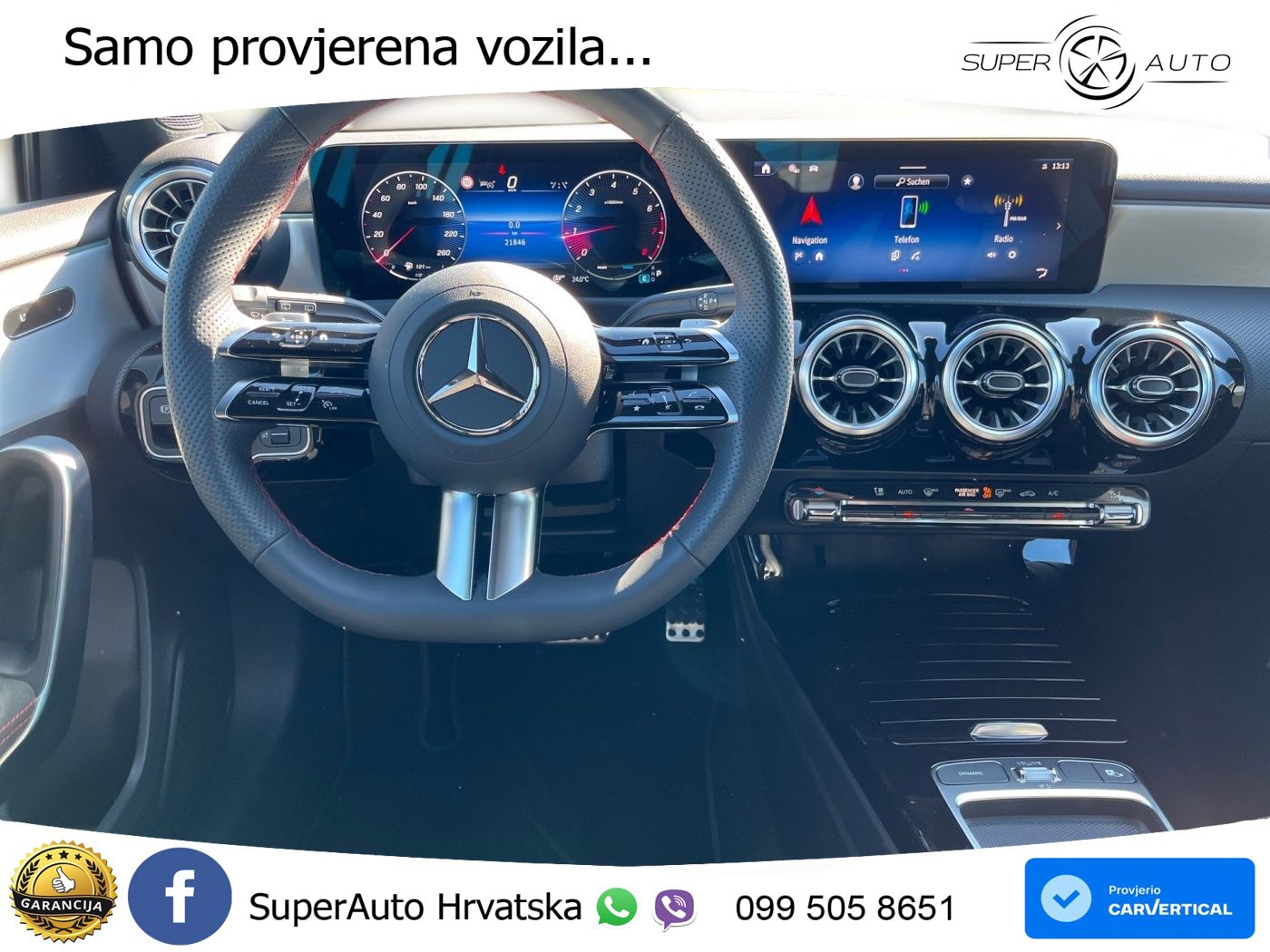 Mercedes-Benz A 180 7G-DCT AMG LED+GR SJED+ACC