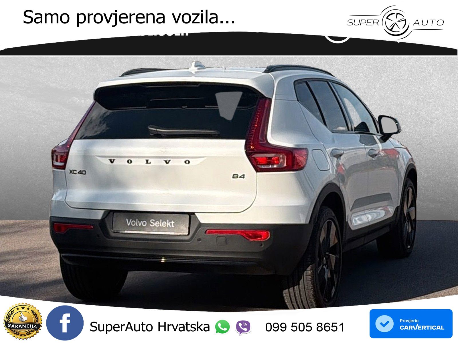 Volvo XC40 2.0 B4 197 KS Automatic LED+GR SJED+ACC