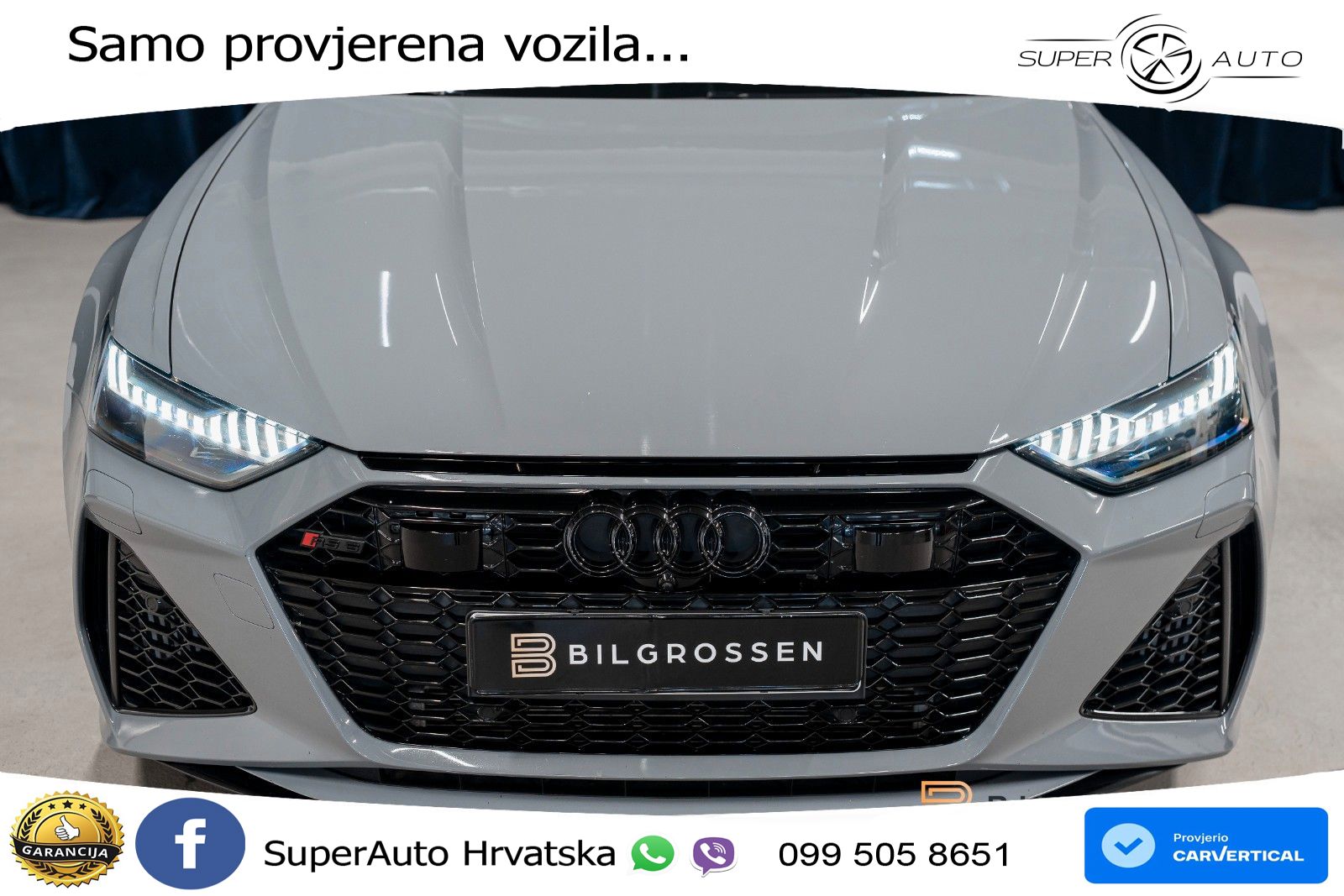 Audi RS6 Avant 4.0 TFSI V8 performance (630 KS)  quattro tiptronic LED+GR SJED+ACC