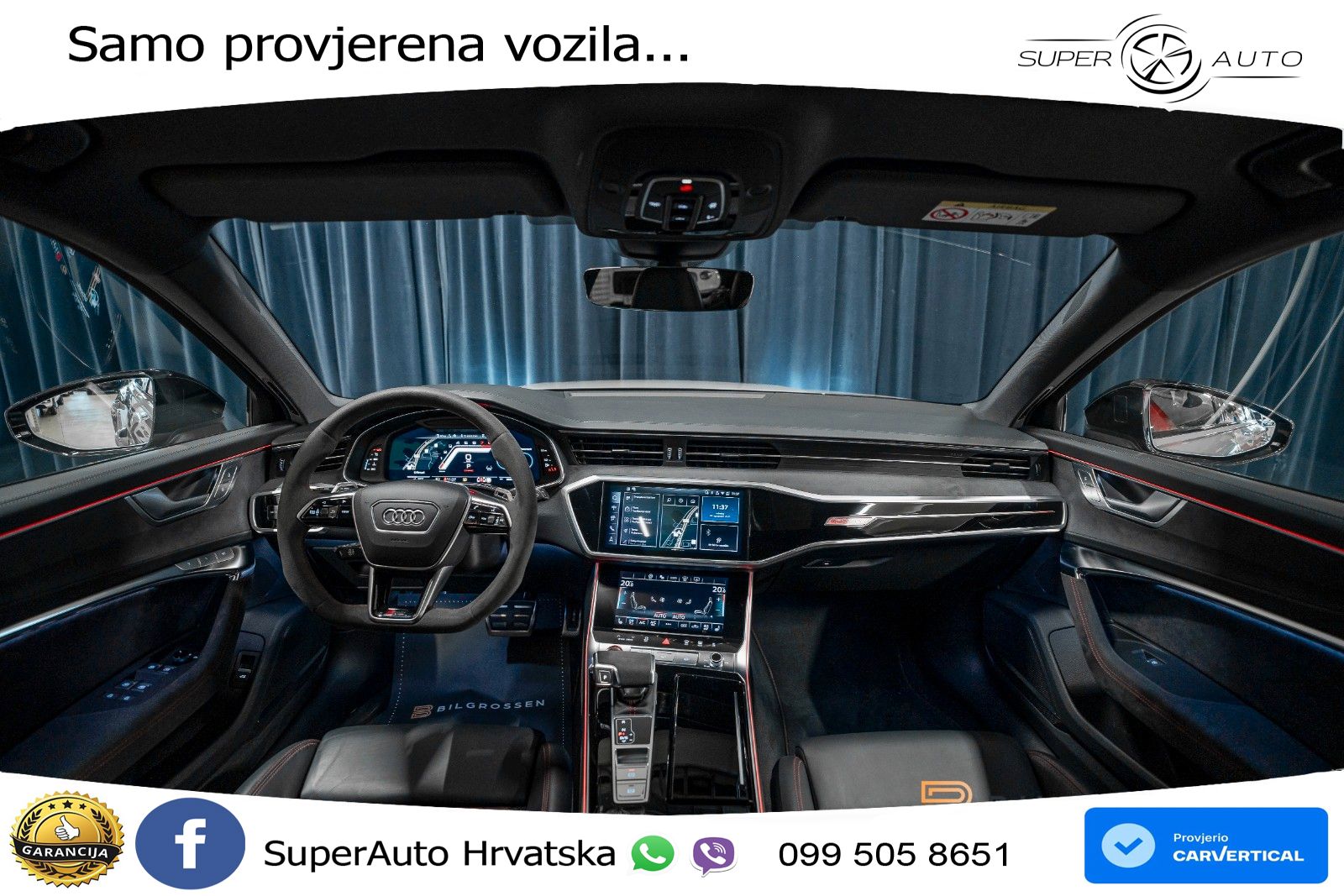 Audi RS6 Avant 4.0 TFSI V8 performance (630 KS)  quattro tiptronic LED+GR SJED+ACC