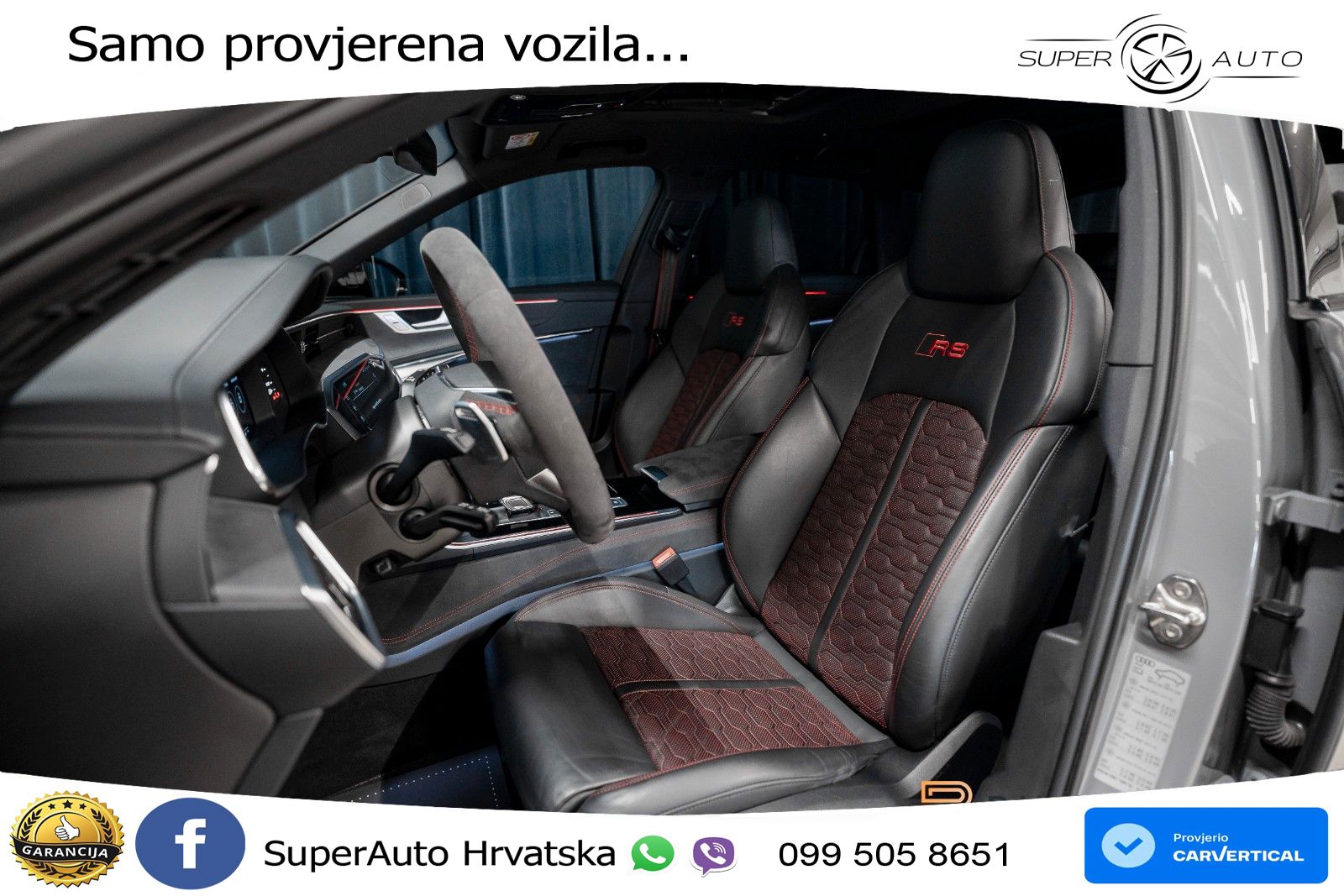 Audi RS6 Avant 4.0 TFSI V8 performance (630 KS)  quattro tiptronic LED+GR SJED+ACC