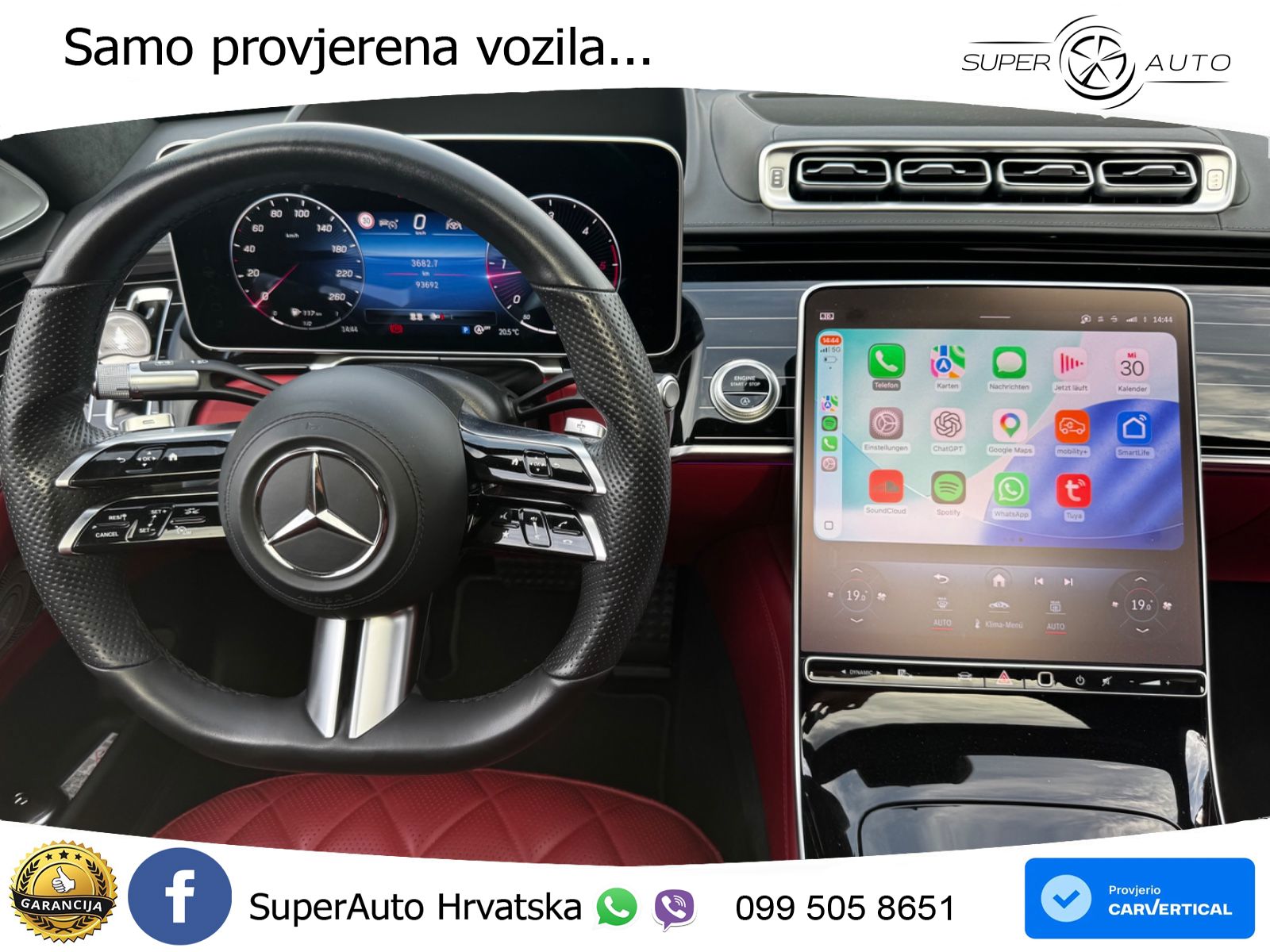 Mercedes S 400d Long (330 KS) 4MATIC 9G-TRONIC ACC+HEAD+4xGR SJED+360+PANO