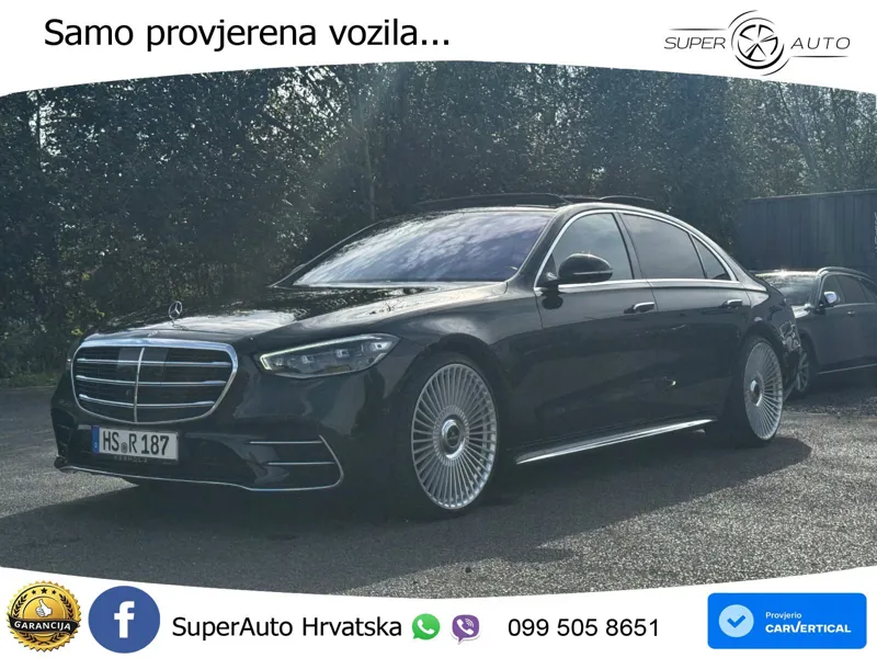 Mercedes S 400d Long (330 KS) 4MATIC 9G-TRONIC ACC+HEAD+4xGR SJED+360+PANO