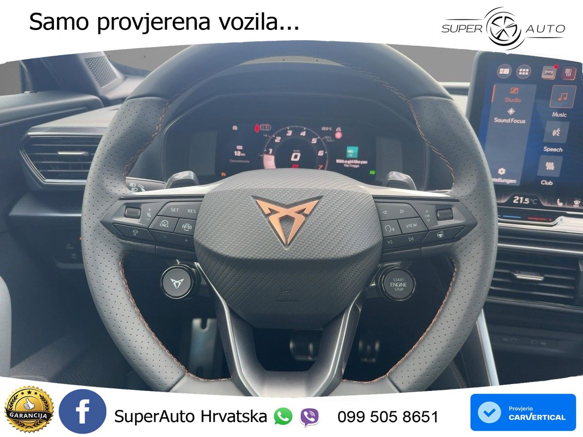 Cupra Formentor VZ5 2.5 TSI (390 KS) 4Drive DSG LED+GR SJED+ACC