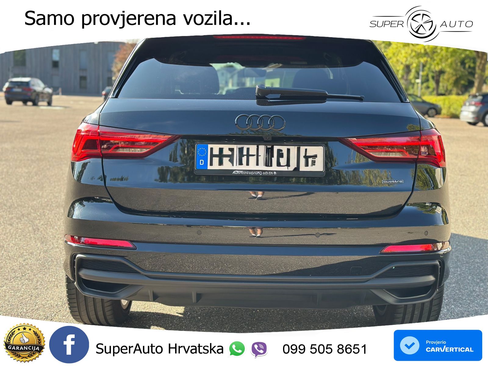 Audi Q3 40 TFSI (190 KS) quattro S tronic S line LED+GR SJED+ACC