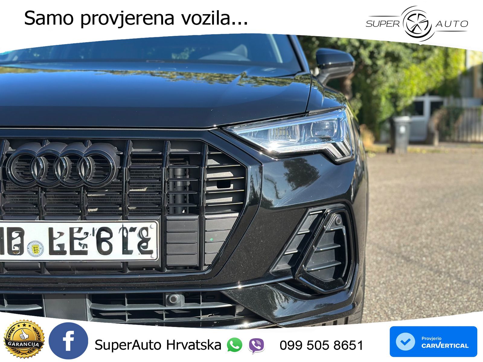 Audi Q3 40 TFSI (190 KS) quattro S tronic S line LED+GR SJED+ACC