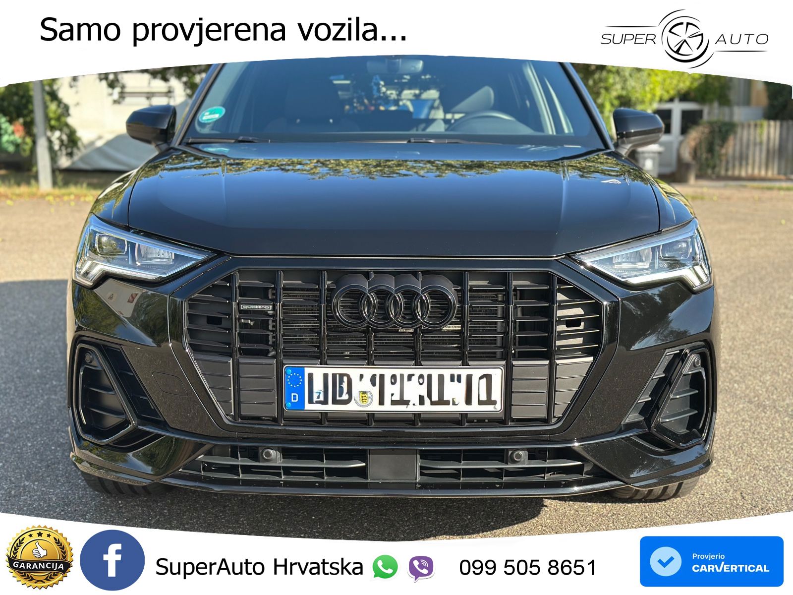 Audi Q3 40 TFSI (190 KS) quattro S tronic S line LED+GR SJED+ACC