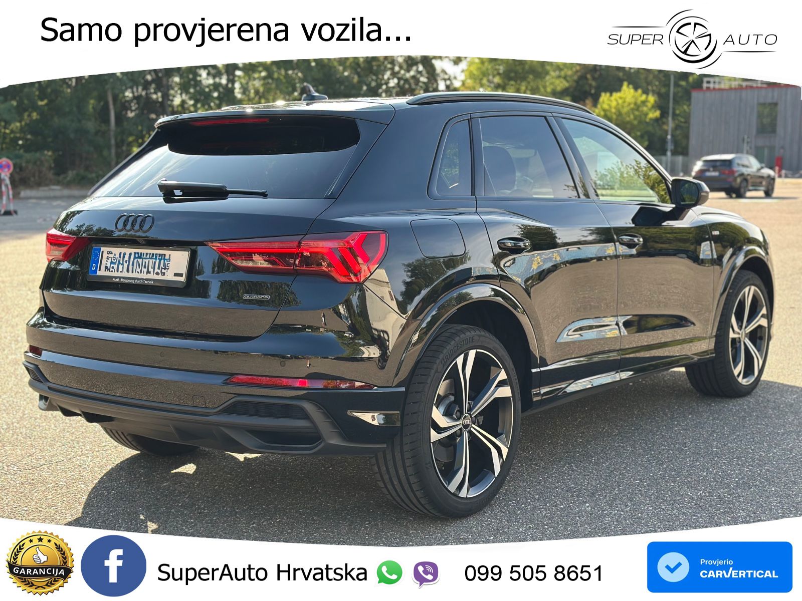 Audi Q3 40 TFSI (190 KS) quattro S tronic S line LED+GR SJED+ACC