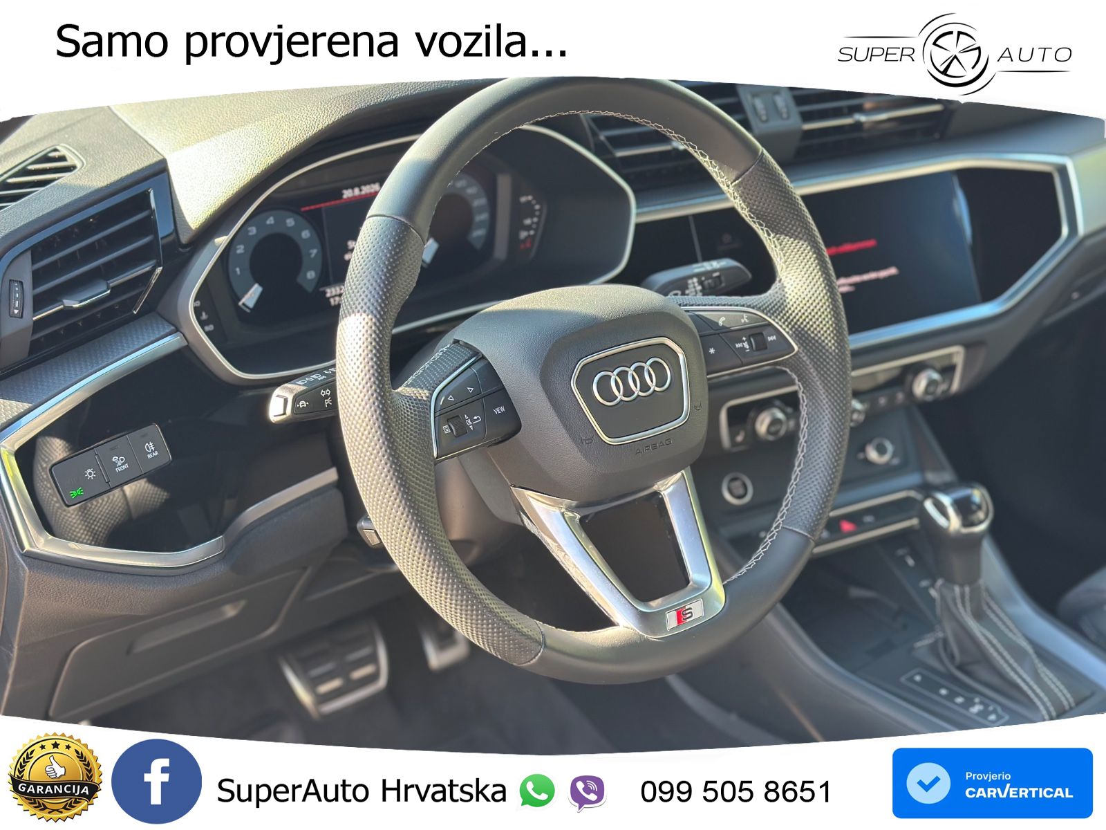 Audi Q3 40 TFSI (190 KS) quattro S tronic S line LED+GR SJED+ACC