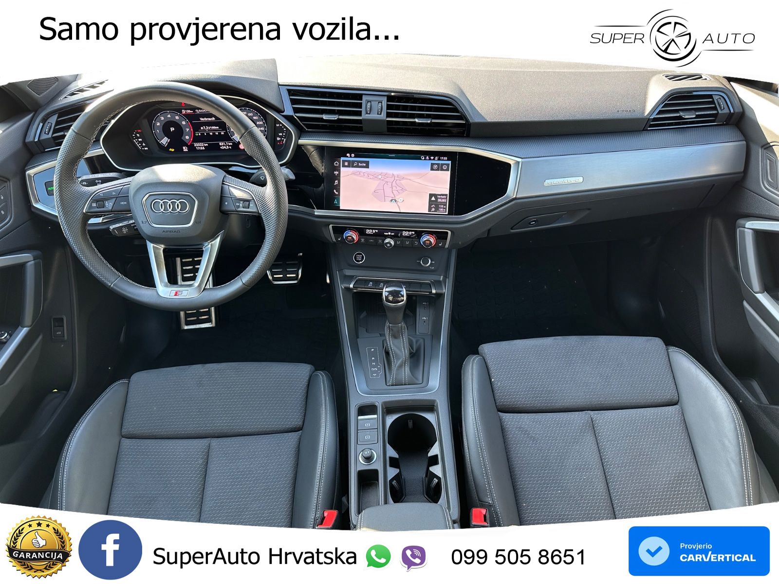 Audi Q3 40 TFSI (190 KS) quattro S tronic S line LED+GR SJED+ACC