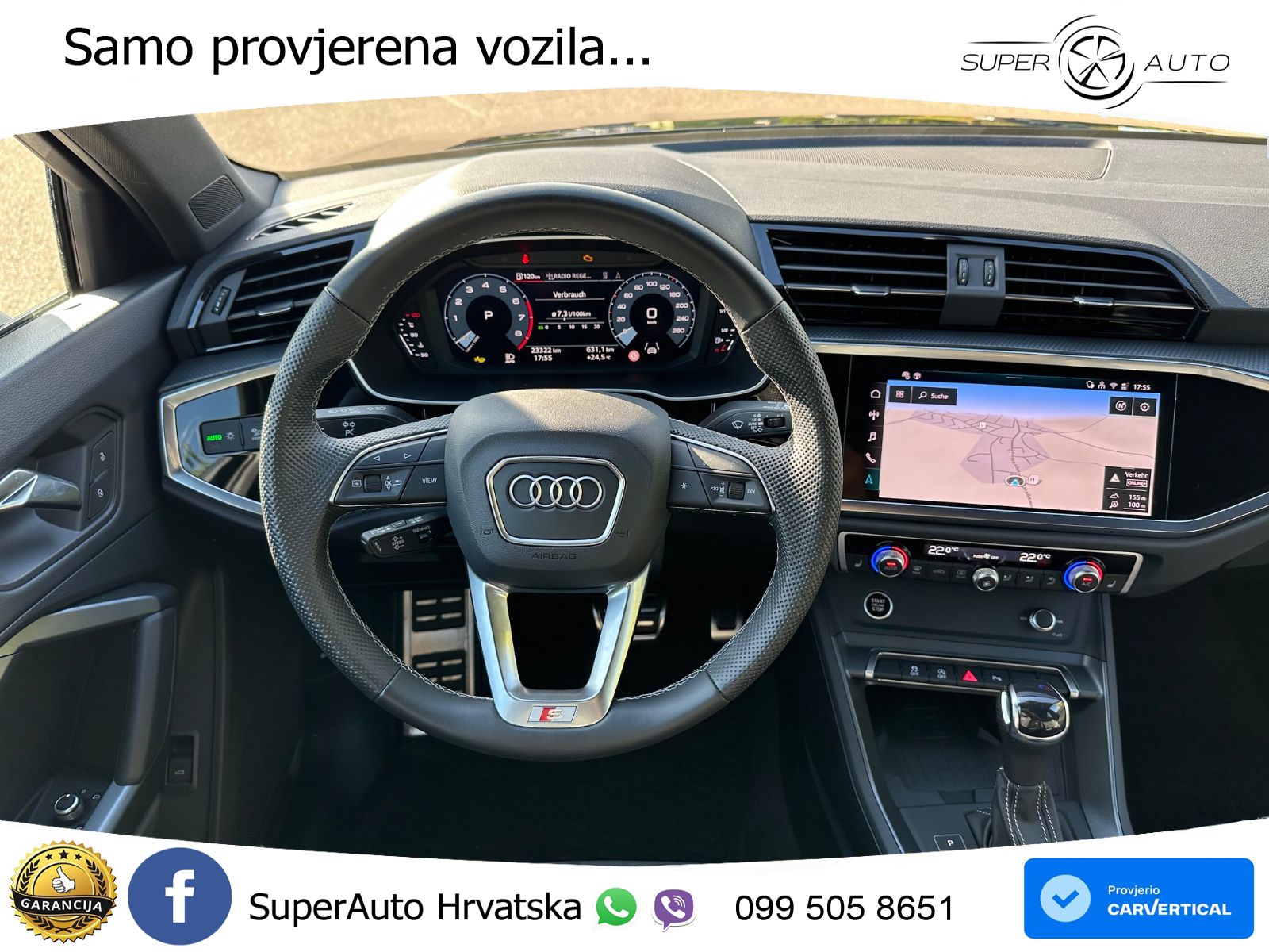 Audi Q3 40 TFSI (190 KS) quattro S tronic S line LED+GR SJED+ACC