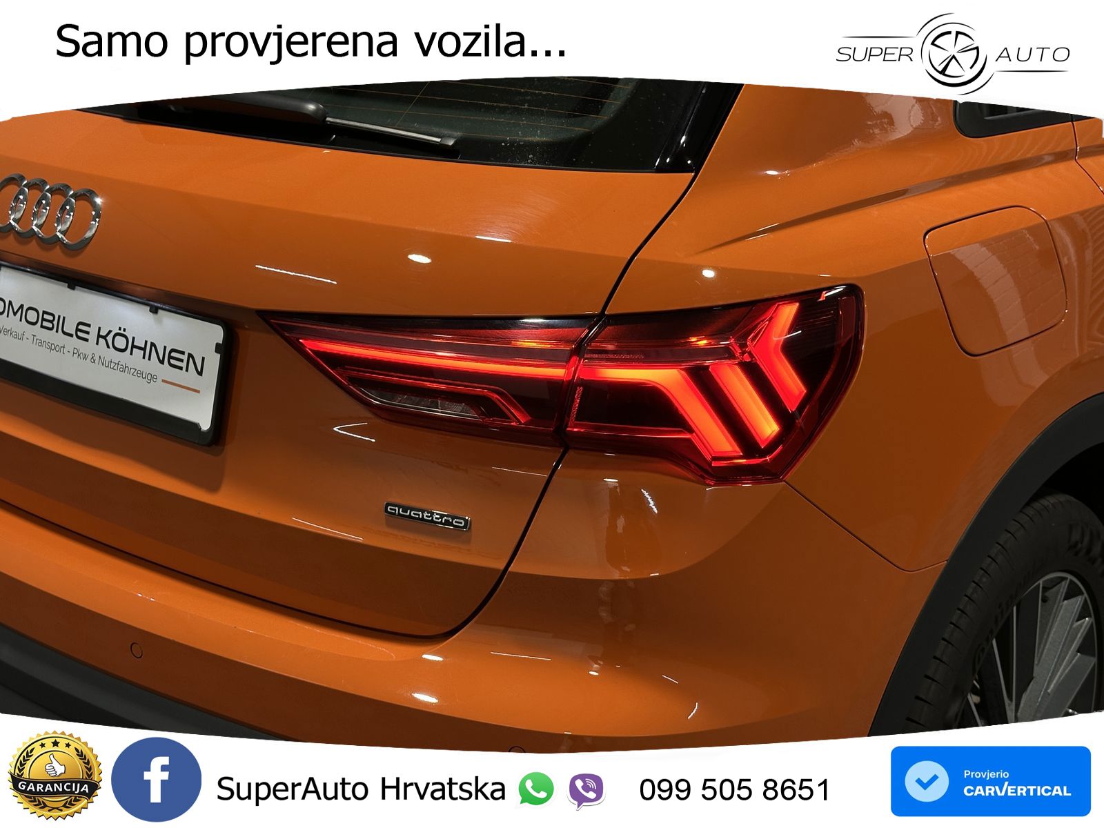Audi Q3 40 TDI (190 KS) quattro S tronic LED+GR SJED+ACC