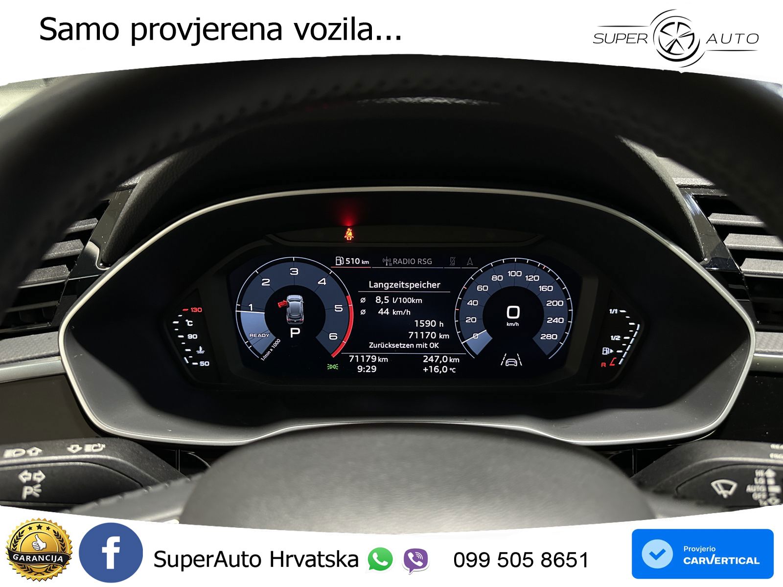 Audi Q3 40 TDI (190 KS) quattro S tronic LED+GR SJED+ACC