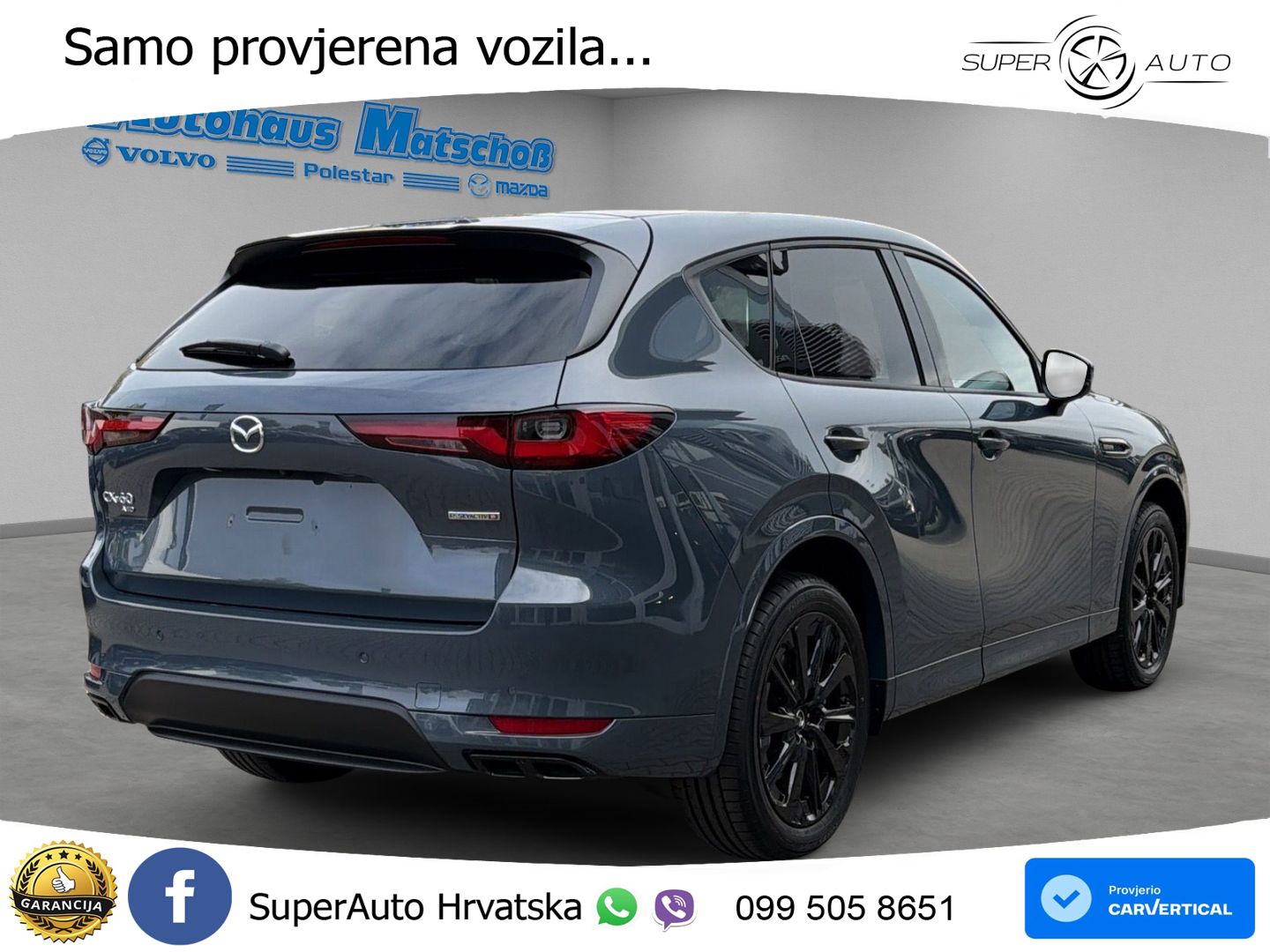 Mazda CX-60 3.3 e-Skyactiv D (254 KS) AWD Automatic MATRIX+GR SJED+KAM