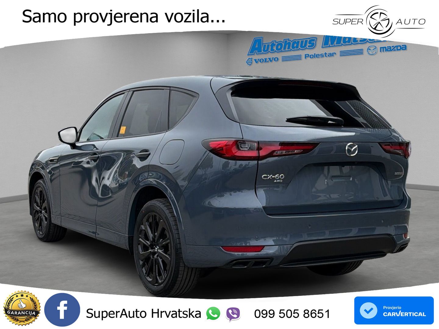 Mazda CX-60 3.3 e-Skyactiv D (254 KS) AWD Automatic MATRIX+GR SJED+KAM