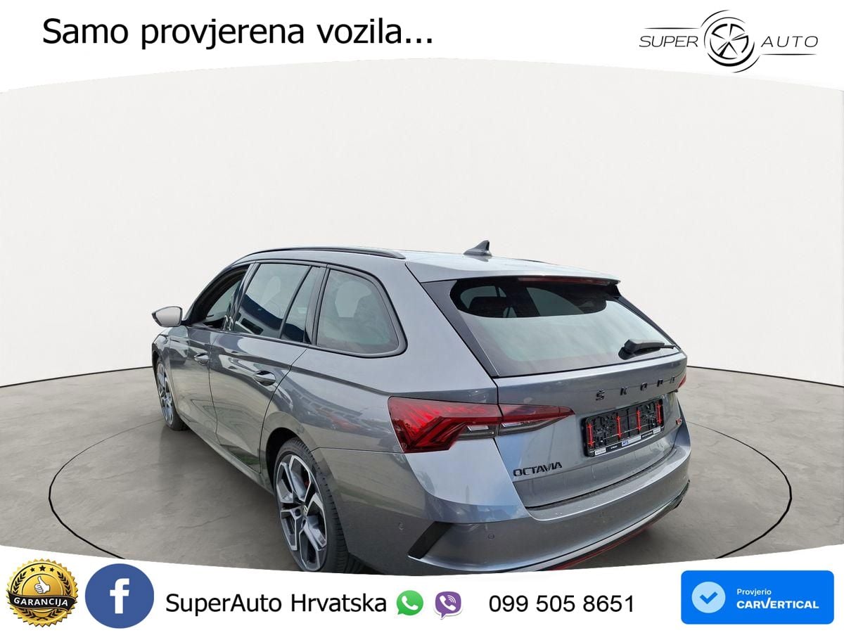 Škoda Octavia Combi RS 2.0 TDI (200 KS) DSG MATRIX+GR SJED+KAM