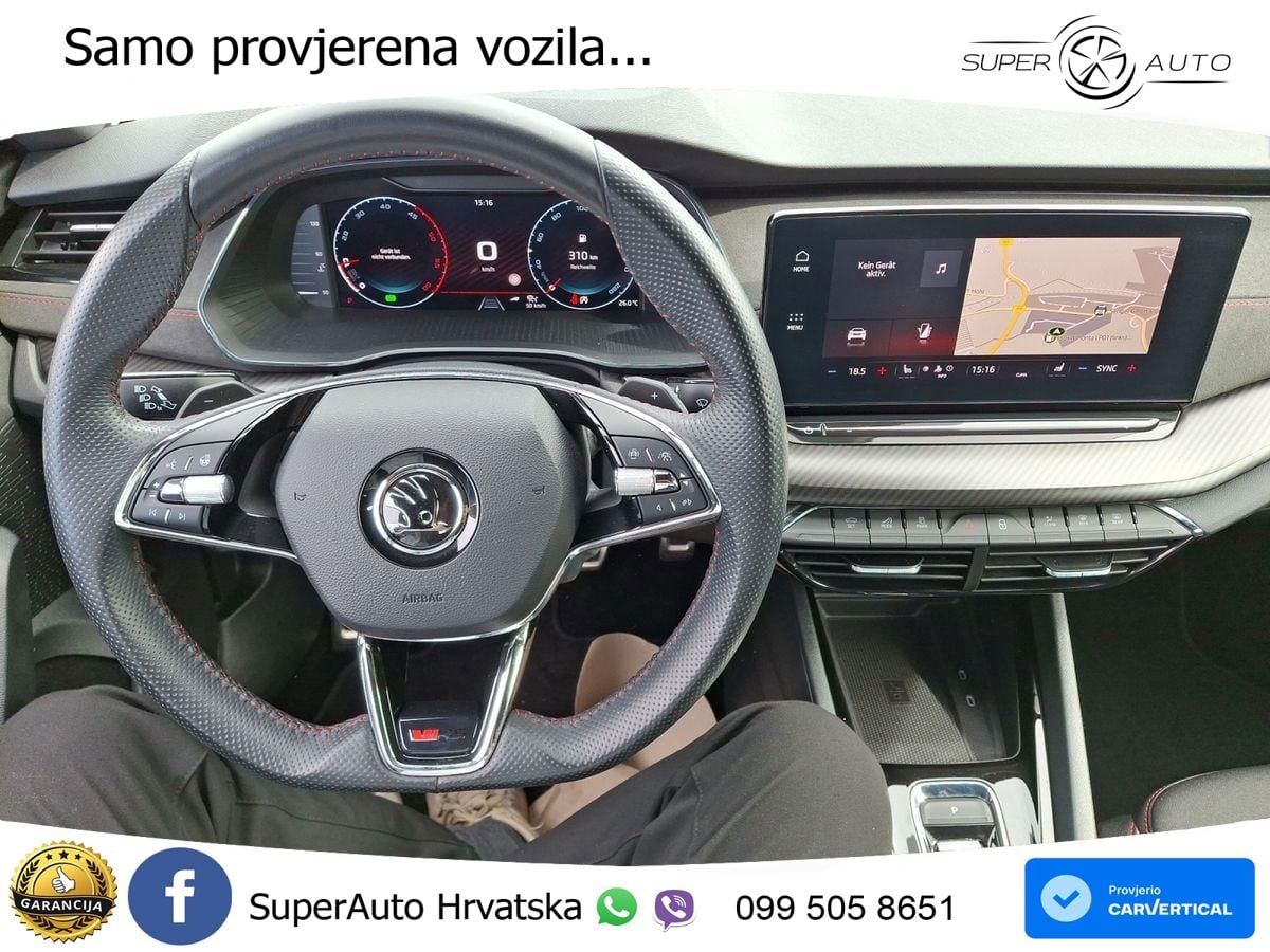 Škoda Octavia Combi RS 2.0 TDI (200 KS) DSG MATRIX+GR SJED+KAM