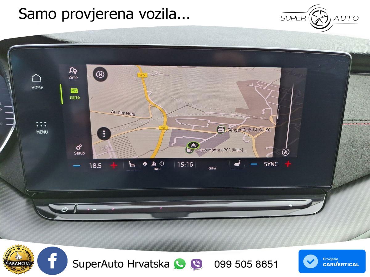 Škoda Octavia Combi RS 2.0 TDI (200 KS) DSG MATRIX+GR SJED+KAM
