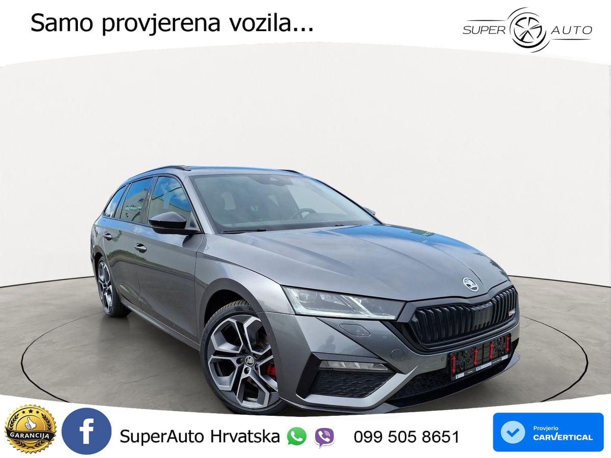 Škoda Octavia Combi RS 2.0 TDI (200 KS) DSG MATRIX+GR SJED+KAM