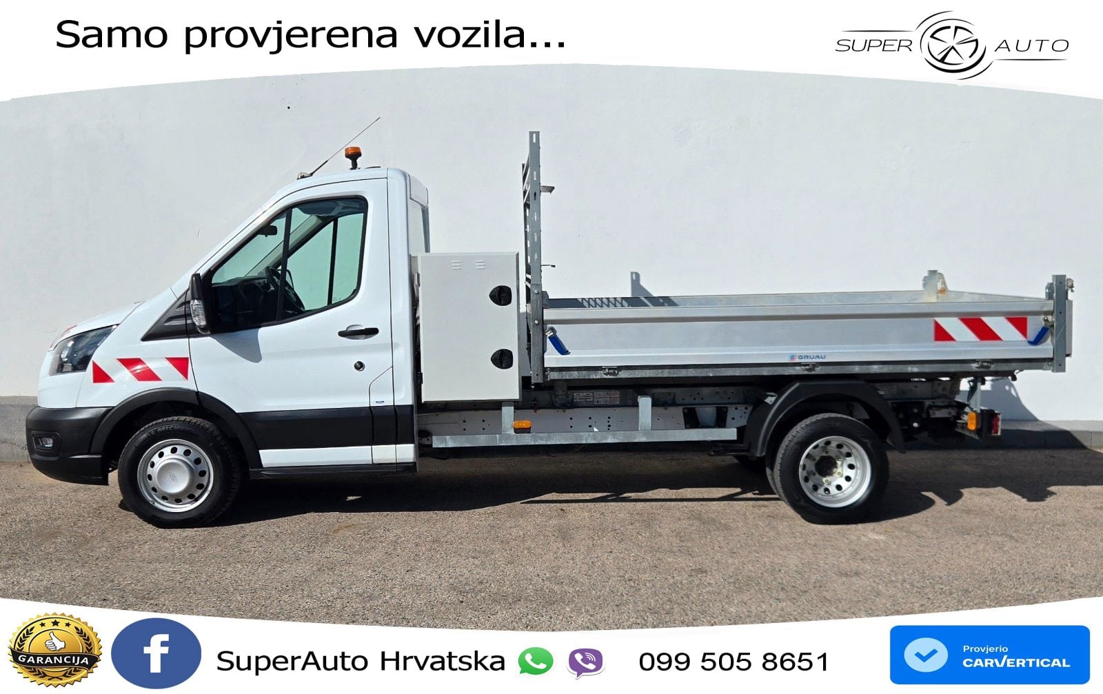Ford Transit Kipper Box 470 Kamera/3,5tAHK/Zwillingsb 170 KS