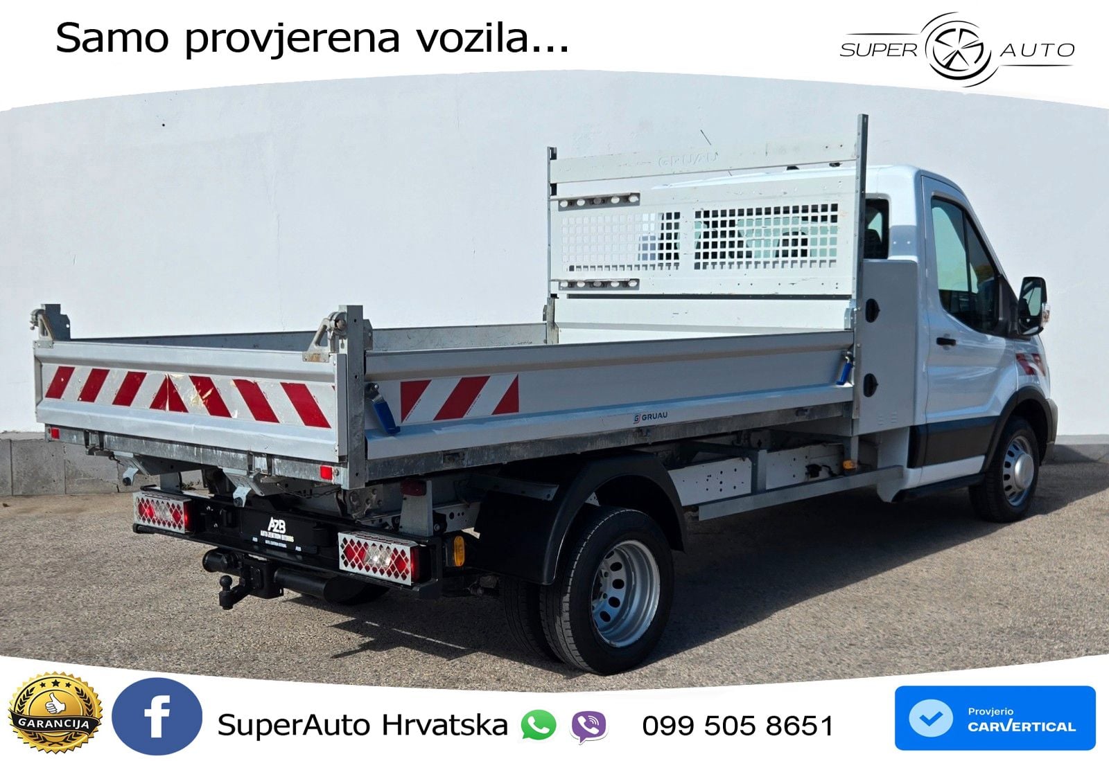 Ford Transit Kipper Box 470 Kamera/3,5tAHK/Zwillingsb 170 KS
