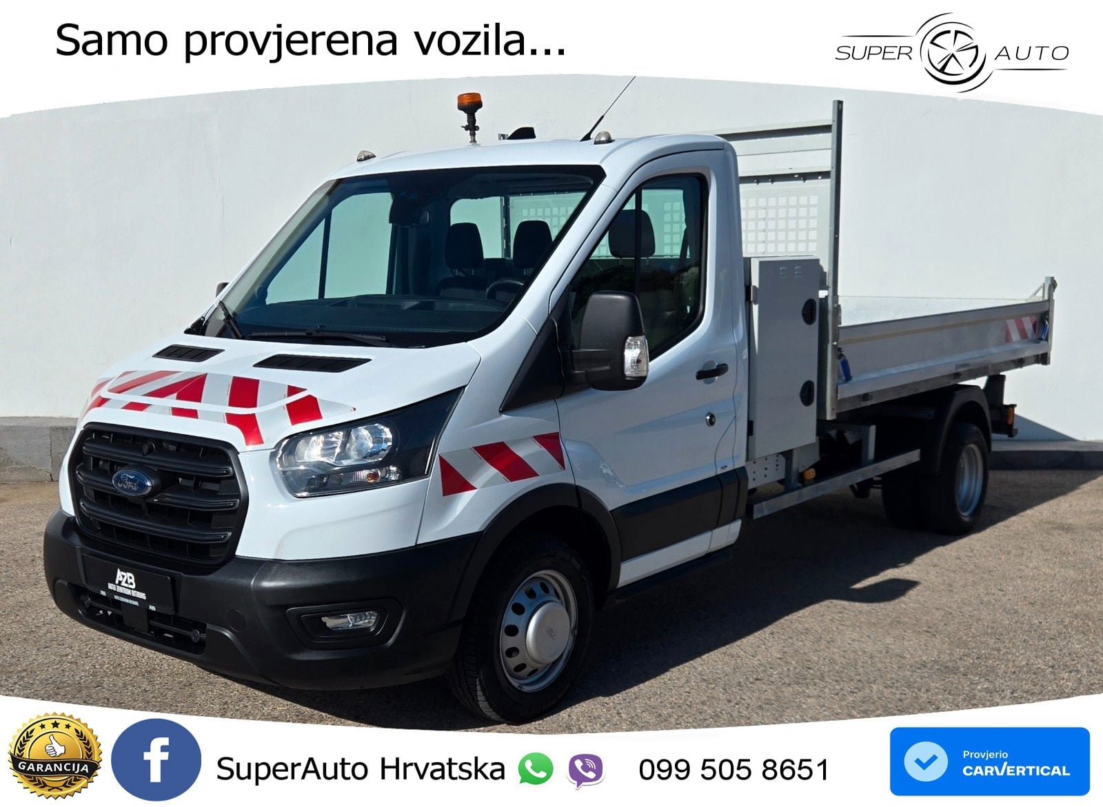 Ford Transit Kipper Box 470 Kamera/3,5tAHK/Zwillingsb 170 KS