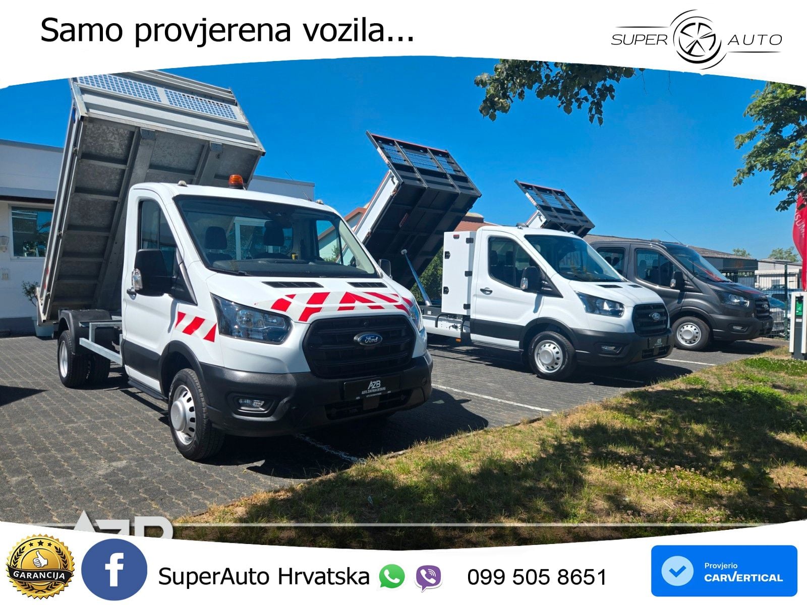 Ford Transit Kipper Box 470 Kamera/3,5tAHK/Zwillingsb 170 KS