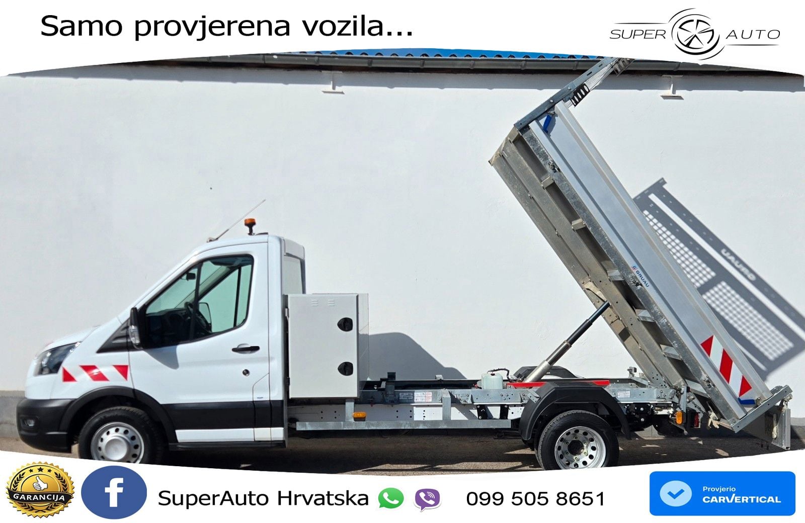 Ford Transit Kipper Box 470 Kamera/3,5tAHK/Zwillingsb 170 KS