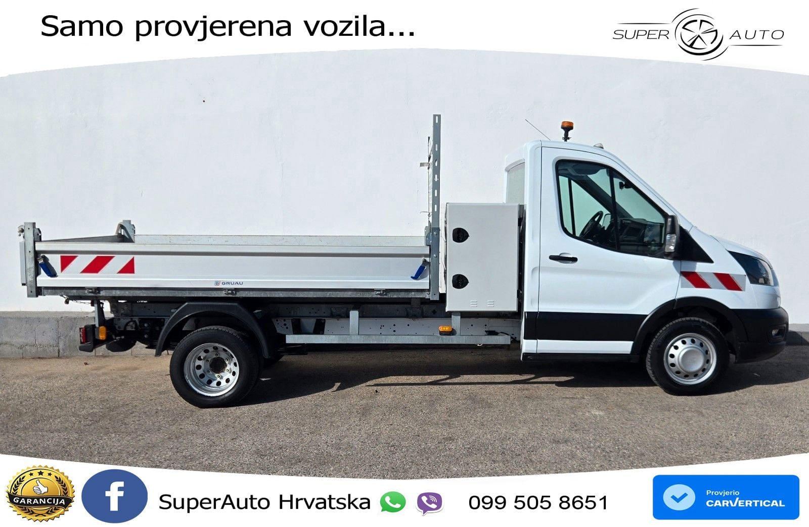 Ford Transit Kipper Box 470 Kamera/3,5tAHK/Zwillingsb 170 KS