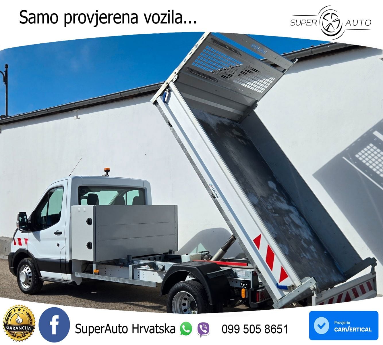 Ford Transit Kipper Box 470 Kamera/3,5tAHK/Zwillingsb 170 KS