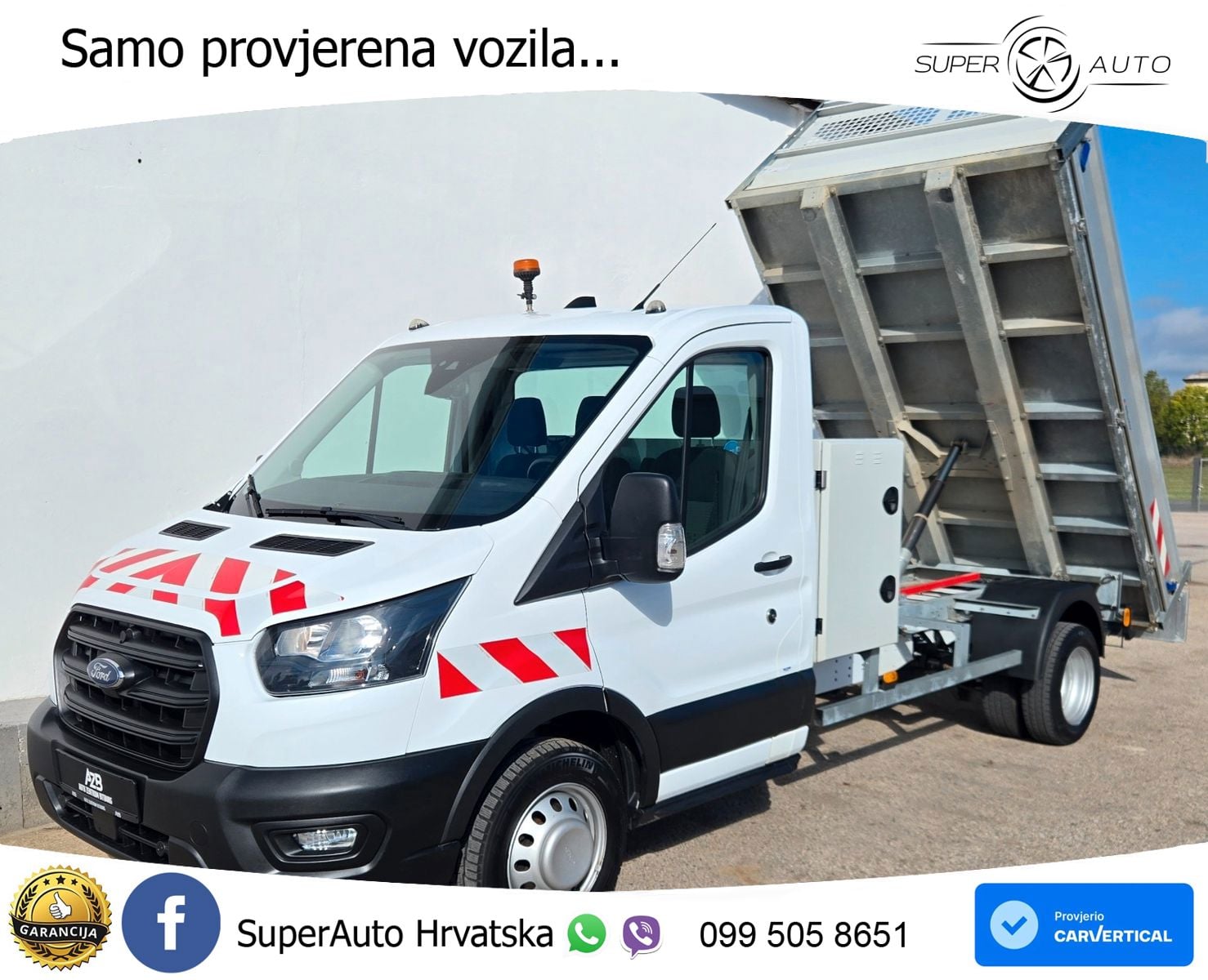 Ford Transit Kipper Box 470 Kamera/3,5tAHK/Zwillingsb 170 KS