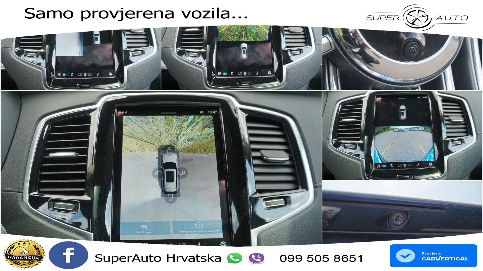 Volvo XC90 2.0 B5 Diesel AWD Automatic ACC+HEAD+4xGR SJED+360+PANO