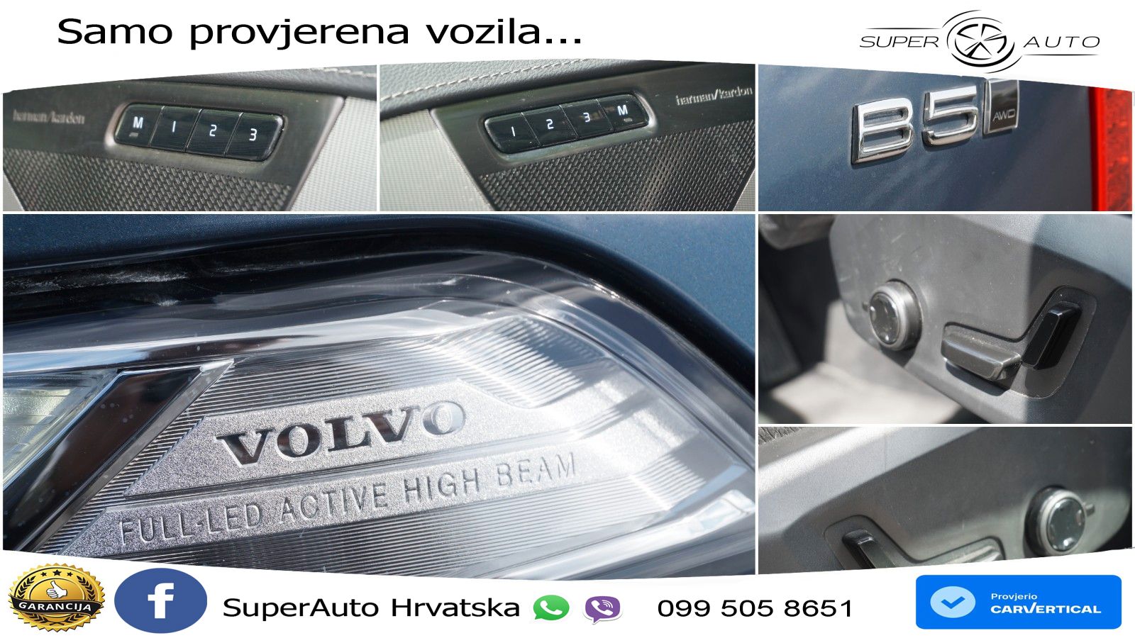 Volvo XC90 2.0 B5 Diesel AWD Automatic ACC+HEAD+4xGR SJED+360+PANO