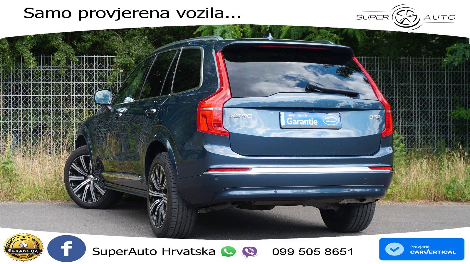 Volvo XC90 2.0 B5 Diesel AWD Automatic ACC+HEAD+4xGR SJED+360+PANO