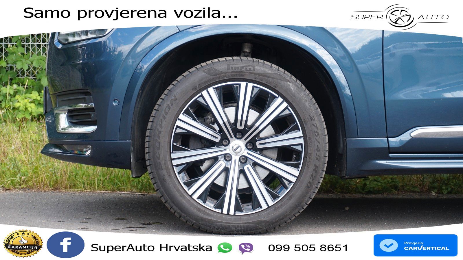 Volvo XC90 2.0 B5 Diesel AWD Automatic ACC+HEAD+4xGR SJED+360+PANO