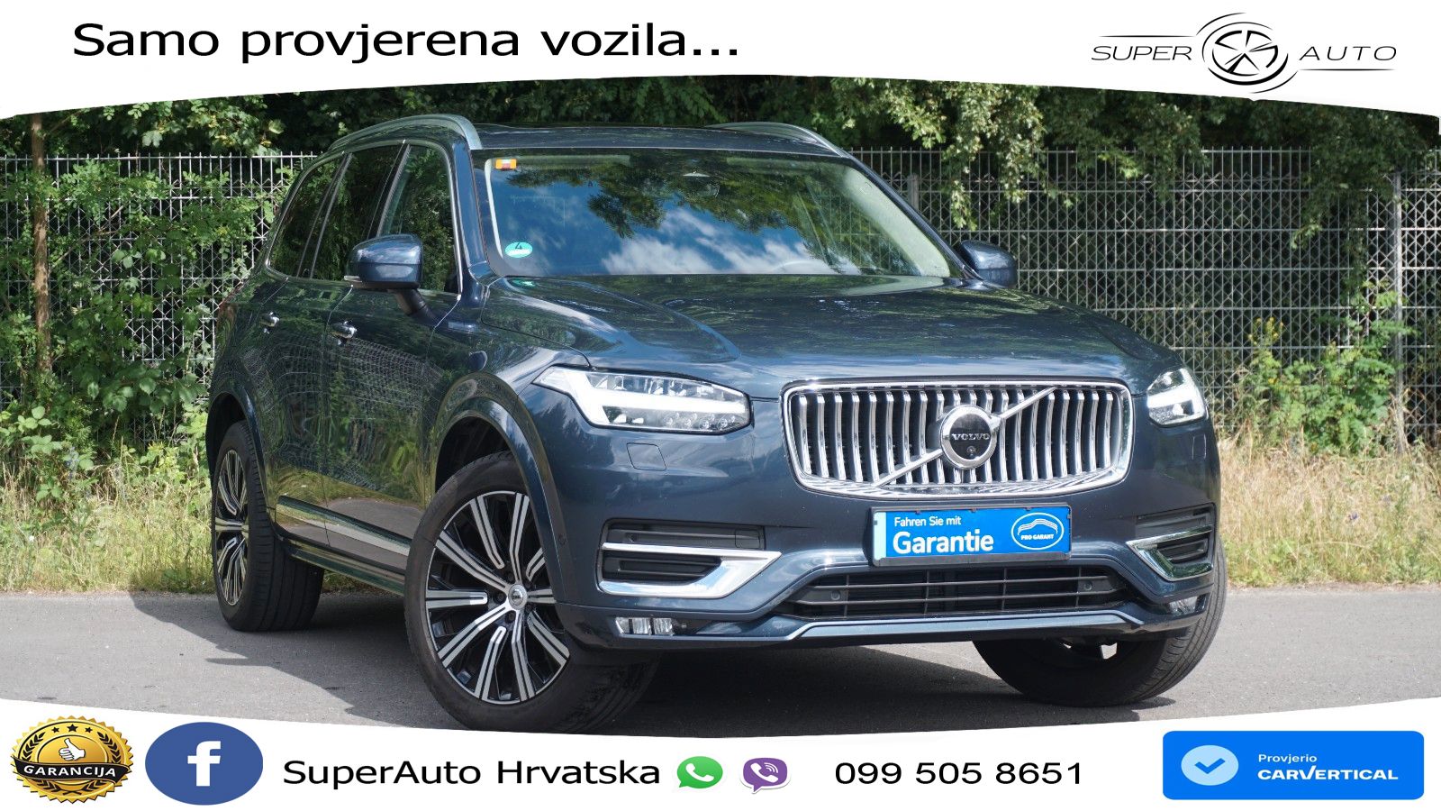 Volvo XC90 2.0 B5 Diesel AWD Automatic ACC+HEAD+4xGR SJED+360+PANO