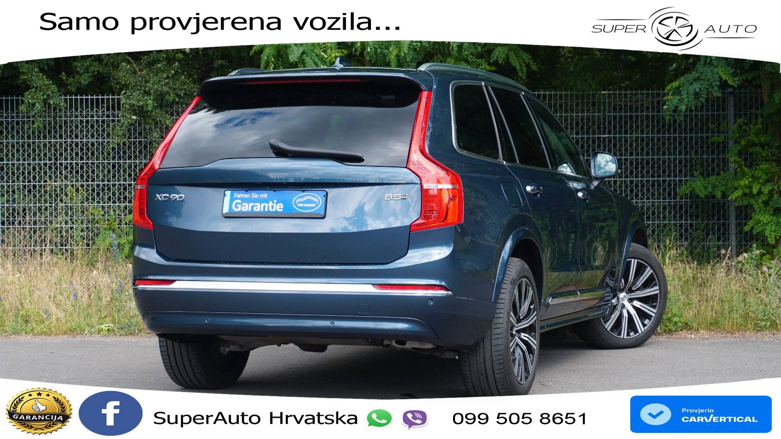 Volvo XC90 2.0 B5 Diesel AWD Automatic ACC+HEAD+4xGR SJED+360+PANO