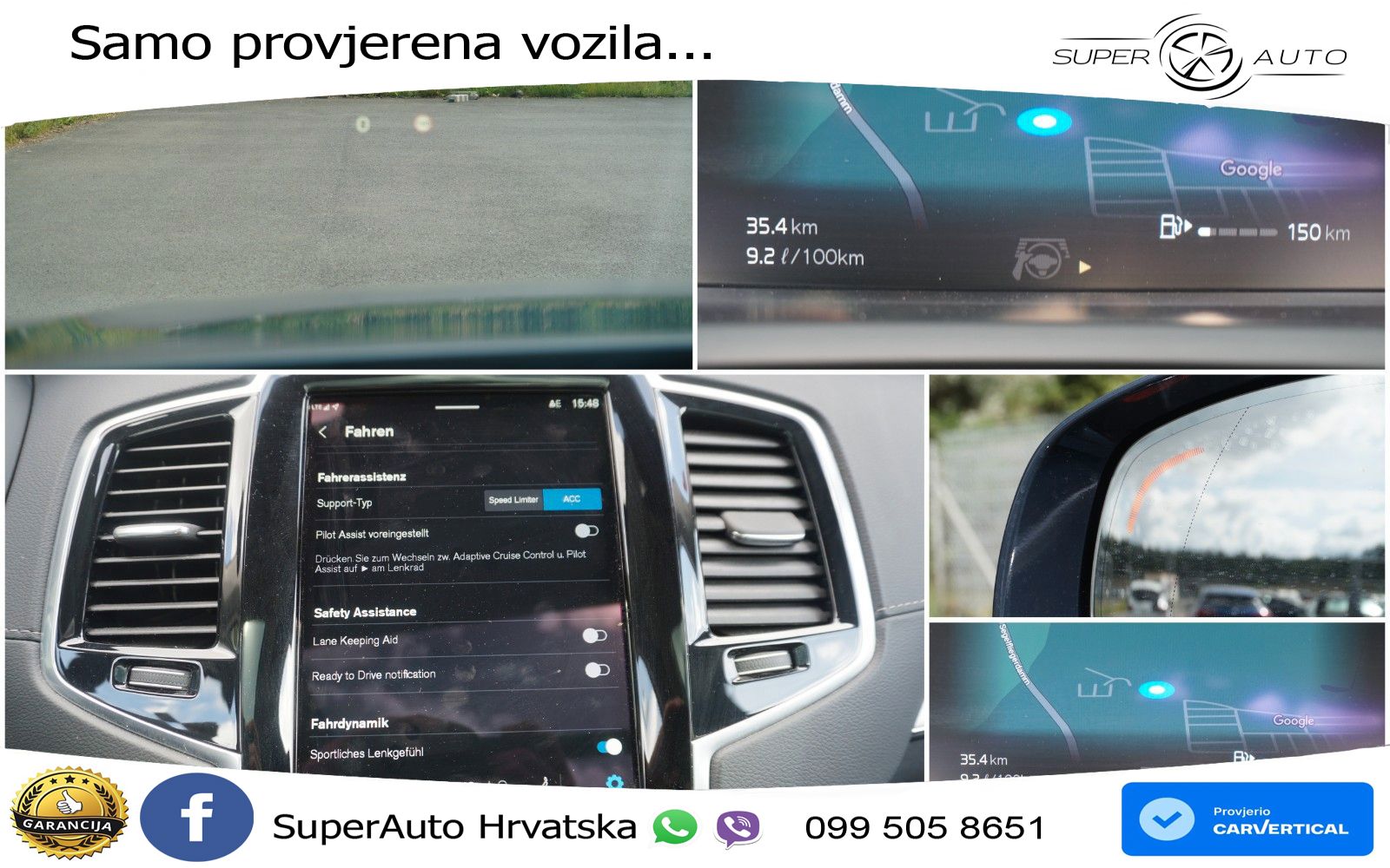 Volvo XC90 2.0 B5 Diesel AWD Automatic ACC+HEAD+4xGR SJED+360+PANO