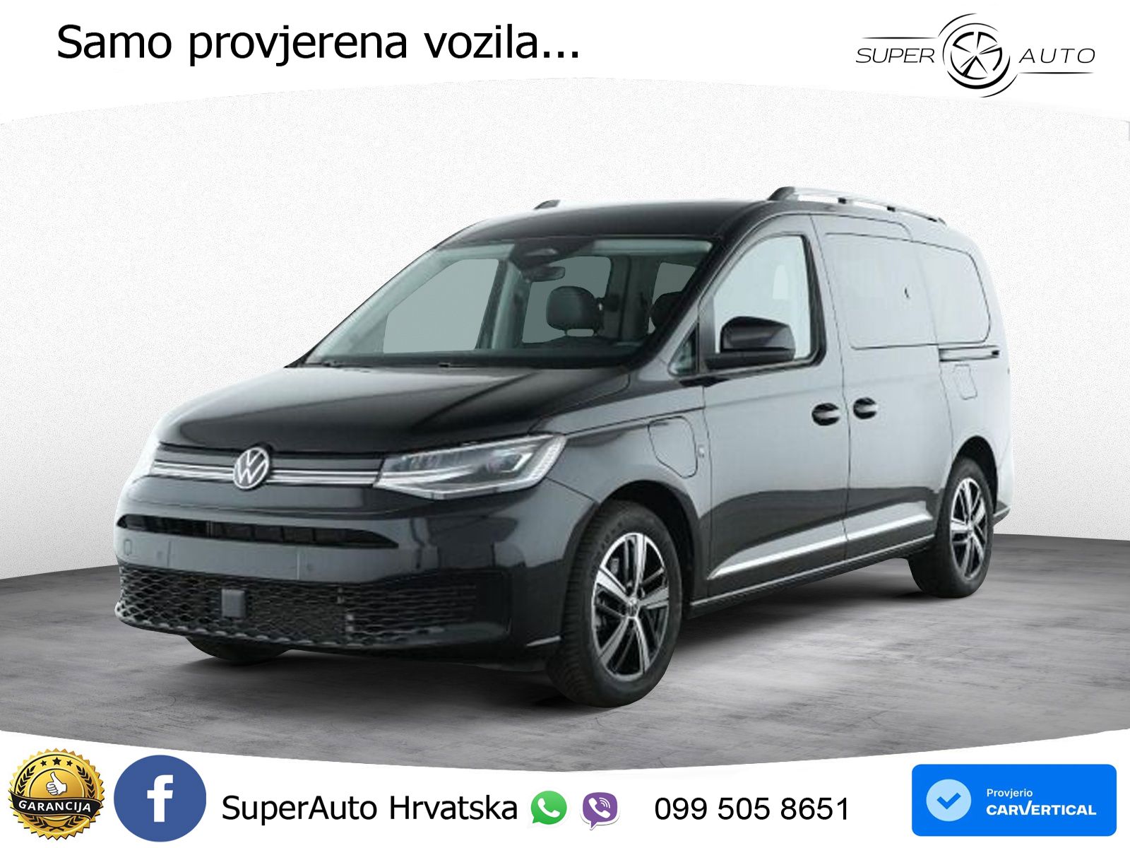 Volkswagen Caddy Maxi 1.5 eHybrid DSG Style Kam. 7-Sitz Nav 116 KS